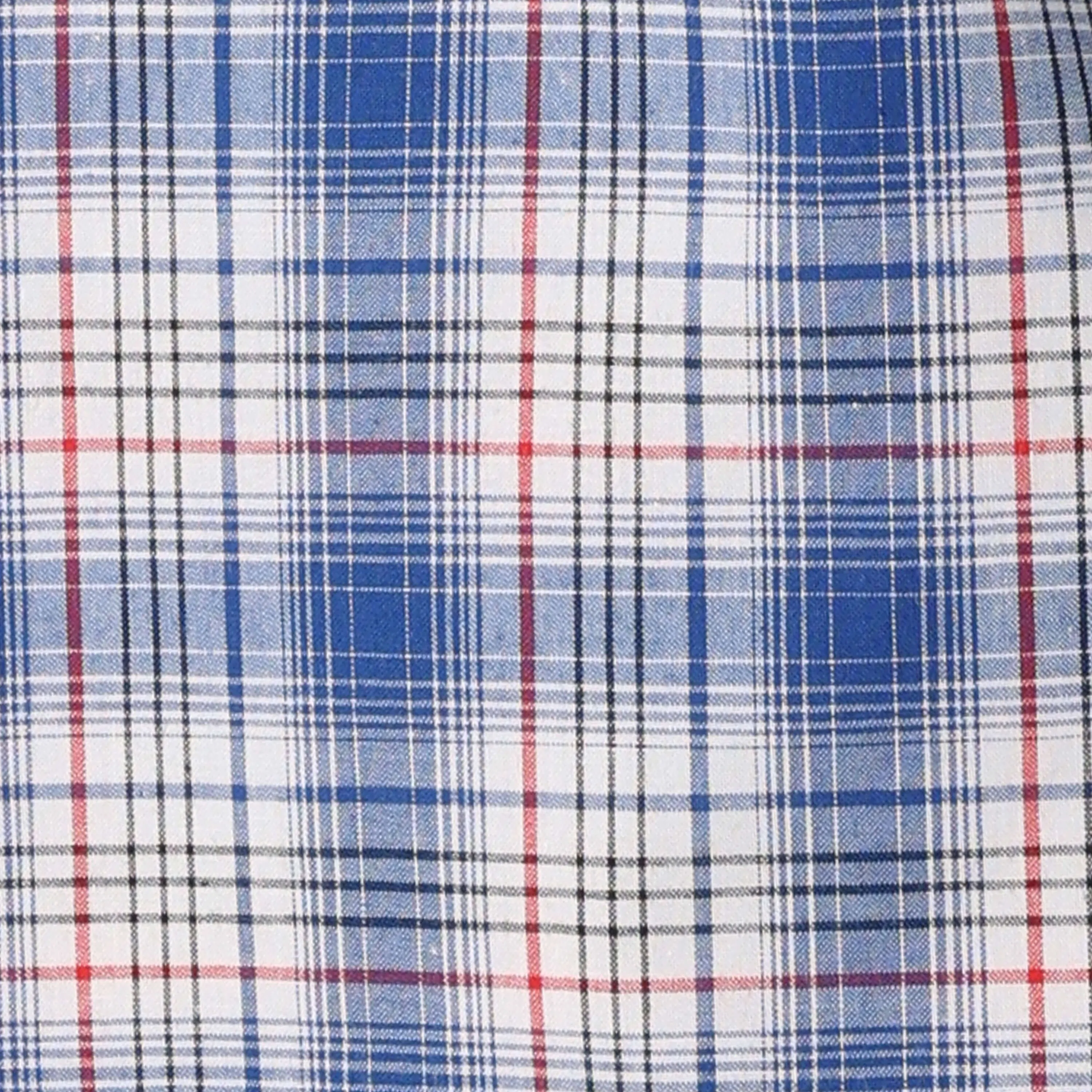 Wrangler | Retro Blue Plaid SS Snap Shirt