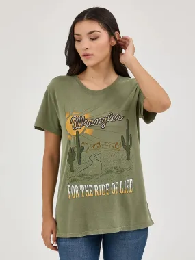 Wrangler Women's Western Graphic Boyfriend Tee