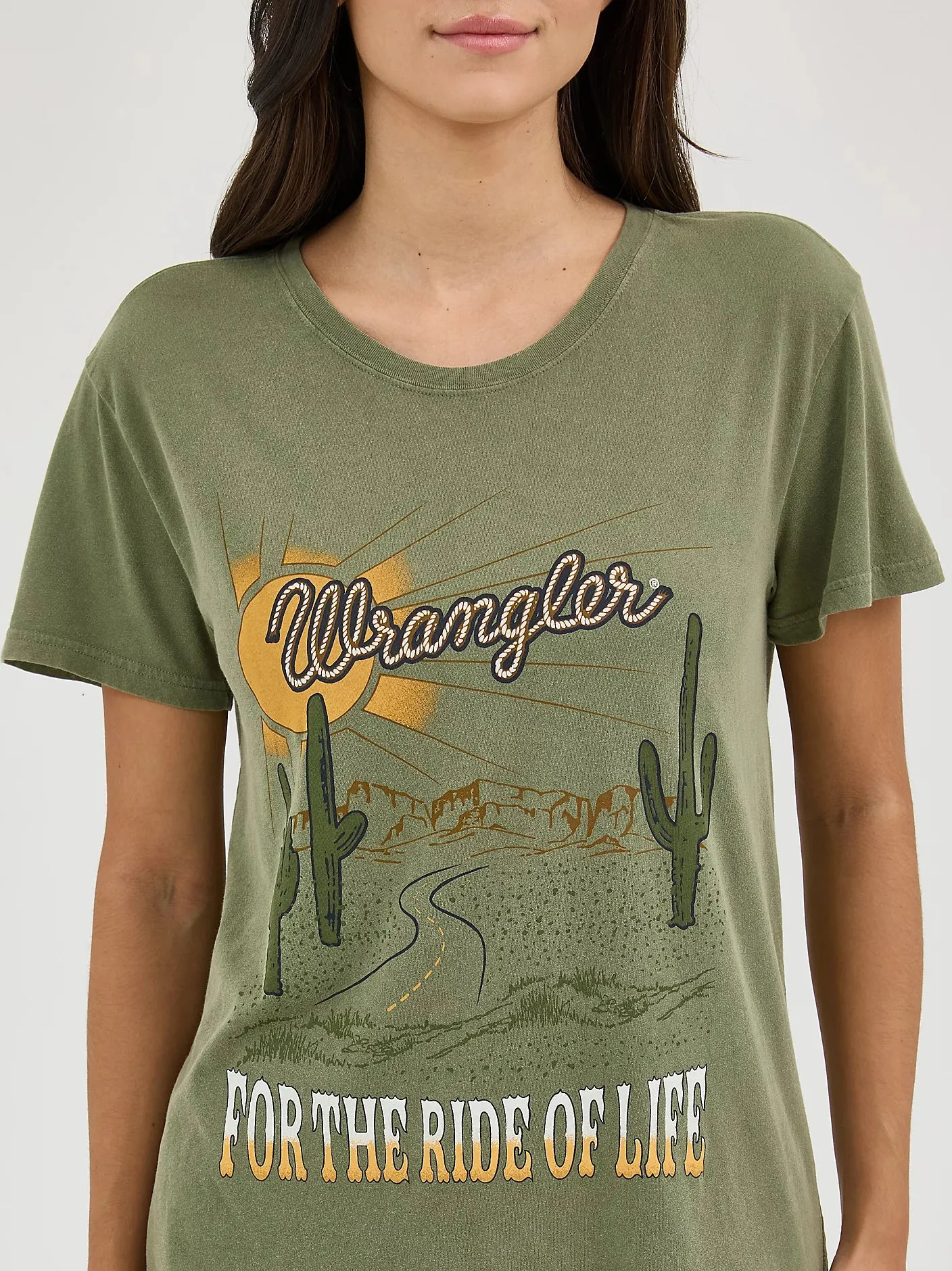 Wrangler Women's Western Graphic Boyfriend Tee